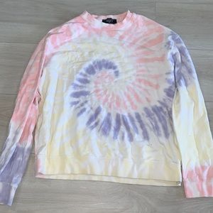 Big forever 21 tie-dye crewneck